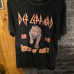 Def Leppard Rock of Ages Black T-Shirt